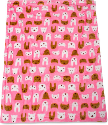 Instabuyz Cartoon  Swadding Baby Blanket(Woollen Blend, Multicolor