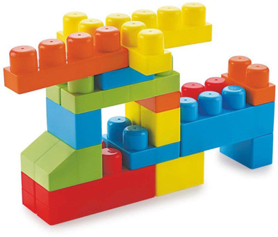 

Peacock Brix Jumbo Stack Set 40 Pcs - 3 Months Plus(Multicolor)