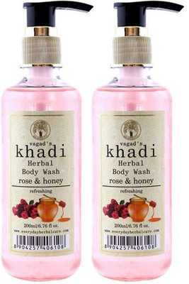 

Vagad's Khadi Rose And Honey(400 ml, Pack of 2)