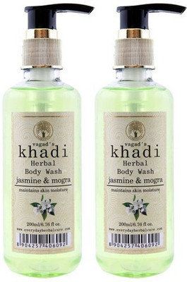 

Vagad's Khadi Jasmine and Mogra(400 ml, Pack of 2)