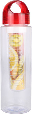 

cloudykark fruit Infuser water bottle 750 Sipper(Pack of 1, Red)