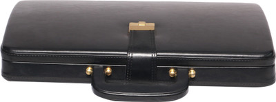 

OBANI Faux leather briefcase Medium Briefcase - For Men(Black)