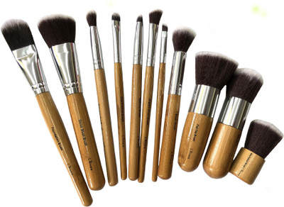 

L'Rivara 11 Piece Makeup Brush Set Model LR-108(Bamboo)(Pack of 11)