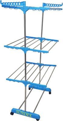 SUNDEX Steel Floor Cloth Dryer Stand TOP MODEL-09(3 Tier)