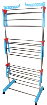 SUNDEX Steel Floor Cloth Dryer Stand MALTICOLOUR-555(3 Tier)