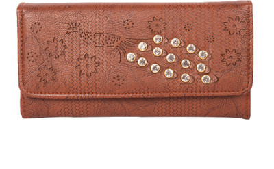 

DN Enterprises Party Brown Clutch