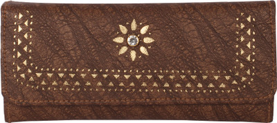 DN Enterprises Party Brown Clutch