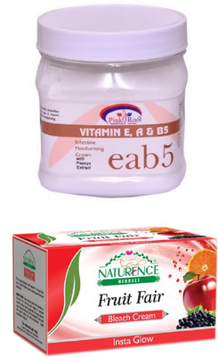 

Pink Root VITAMIN EAB5 CREAM 500ML WITH NATURENCE FRUIT BLEACH 200G(Set of 2)
