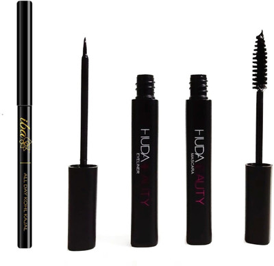 

iba halal care All Day Kohl Kajal (Jet Black) Intense black with eye liner & mascara(Set of 3)