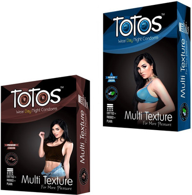 

TOTOS CHOCOLATE&MINT MULTI TEXTURE DOTTED FOR MEN CONDOM Condom(Set of 2, 20S)