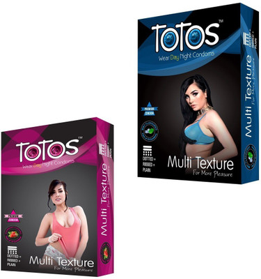 

TOTOS STRAWBERRY&MINT MULTI TEXTURE DOTTED FOR MEN CONDOM Condom(Set of 2, 20S)