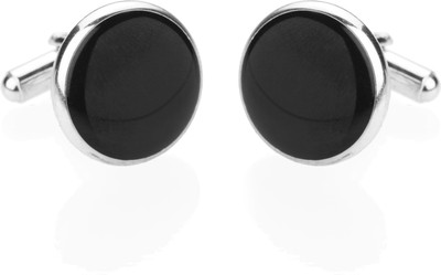 Shining Jewel Brass Cufflink Set(Black)