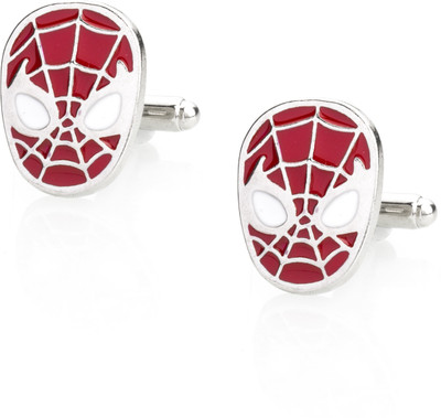 Shining Jewel Brass Cufflink Set(Red)