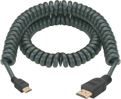 

MX 3 Meters 10 feet hdmi To Mini Hdmi 1080p Full Hd Coil Type HD Cable HDMI Cable(Black, Gold)