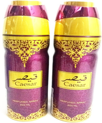 

ARQUS CAESAR Perfume Body Spray - For Men & Women(400 ml, Pack of 2)