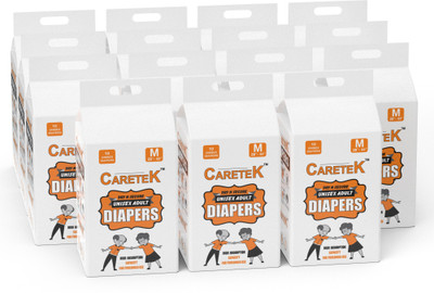 

CARETEK Tab-Style Diapers Adult Diapers - M(150 Pieces)