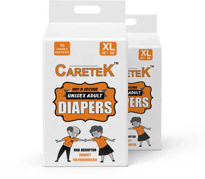 

CARETEK DIAPERS_g Adult Diapers - XL(20 Pieces)