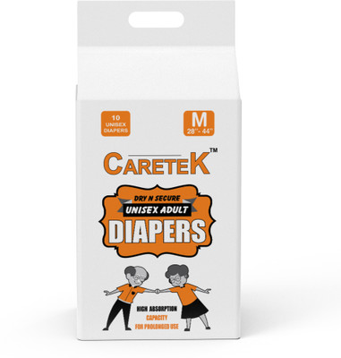 

CARETEK Tab-Style Diaper M 10 Adult Diapers - M(10 Pieces)
