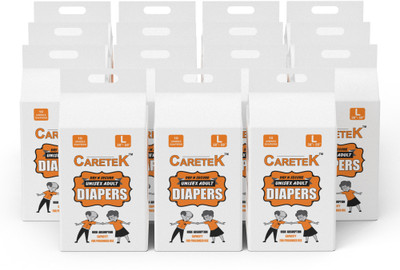 

CARETEK Tab-Style Diapers Adult Diapers - L(150 Pieces)