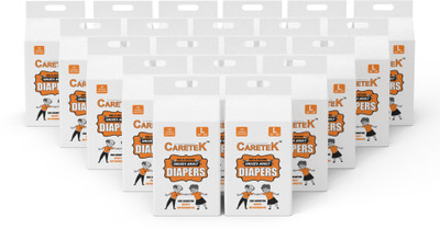 

CARETEK Tab-Style Diapers Adult Diapers - L(200 Pieces)