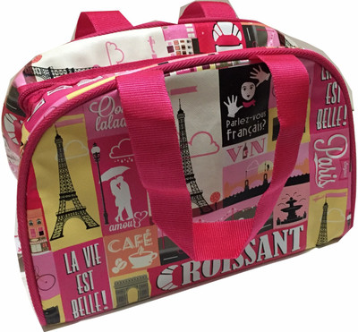 

renu wears (Expandable) Makeup C Travel Duffel Bag(Pink)