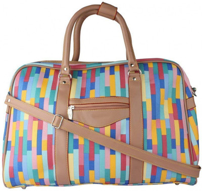 

ASNORA Multifcolor Travel Duffel Bag(Multicolor)