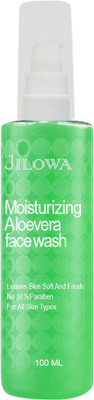 

Jilowa Aloe Vera Gel for Acne, Scars, Glowing & Radiant Skin Treatment Face Wash(100 ml)