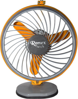 

ROMEX StormyFan 3 Blade Table Fan(grey, Pack of 1)