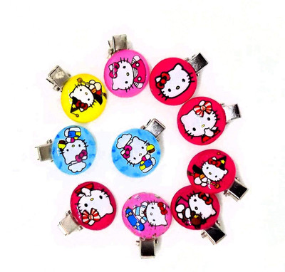 

INAAYA Baby Hair Clips Kitty Style Clips For Baby Girls, Multicolor, 15 Gram Hair Clip, Hair Pin, Hair Accessory Set(Multicolor)