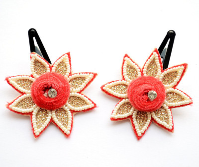 

Pretty Ponytails Ethnic Flower Hair Clip | Indian Accessory | Wedding Hair Accessories | Indian Hair Jewelry | Kids Accessory | Kids Jewelry |Gold Hair Accessories | Gold Hair Clip | Silver Hair Clip | Festival Hair Accessories Tic Tac Clip, Hair Clip, Ha