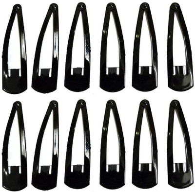 

GaDinStylo Black Metal Tic Tac Hair Clips Tic Tac Clip(Black)