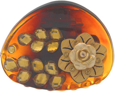 Anuradha Art Jewellery Butterfly Clip Hair Claw(Brown)