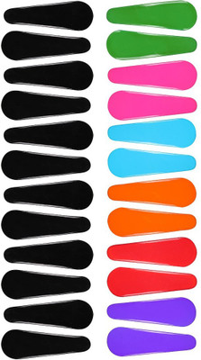 

ABHI Glossy Look 24Pcs - (12 Pair) Tic Tac Clip(Multicolor)