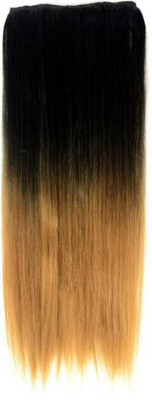 

nirmam Black Gold Heighted at bottom Straight Hair Extension