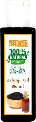 absquare Pure Kalonji Hair Oil 180 ml ( 100% Natural & Pure Black Seed Hair Oil) hair oil Hair Oil(180 ml)