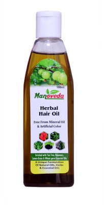 

MANOVEDA HERBAL Hair Oil(100 ml)