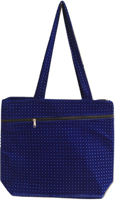 

NavRup Handworks Shoulder Bag(Blue, Black), Black;blue