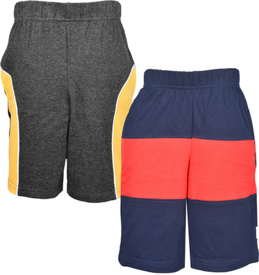 

Gkidz Short For Boys Casual Solid Cotton(Multicolor, Pack of 2