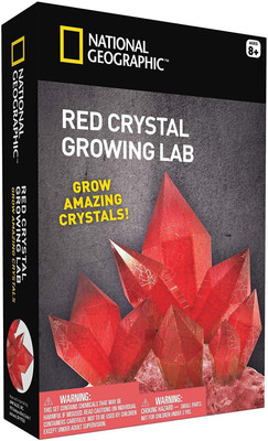 

National Geographic Aragonite Crystal Growing Kit Grow Red Crystals (Red)