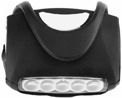 

fastped 1 Pc Amazing Unique 7X LED Flashlight Silicone Torc LED Front Light(Black)