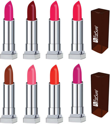 

Forsure VET MATTE long lasting lipstick(setof 8)(pink, maroon, red orange, hot red, coffee, rose pink, orange, magenta, 32 g)
