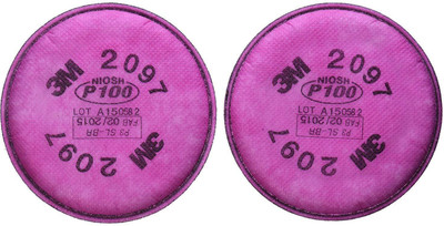 

3M 2097 P100 Particulate Filter with Organic Vapor Respirator