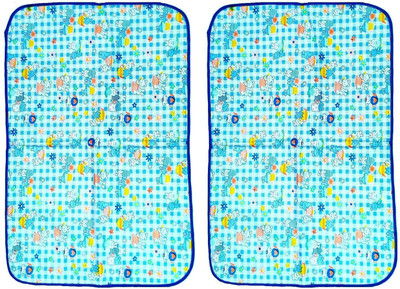 

EasyShop Plastic, Cotton, Rexin Baby Bed Protecting Mat(Multicolor