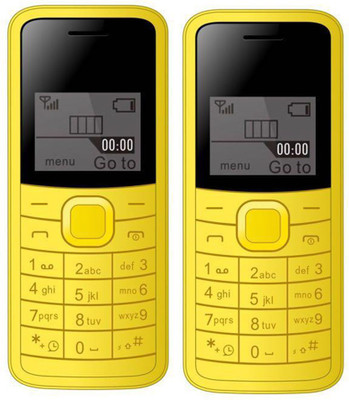 

I Kall K73 Combo of Two Mobiles(Yellow)