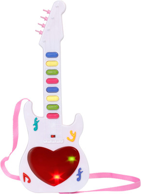

house of fun Musical Guitar(Pink, White)