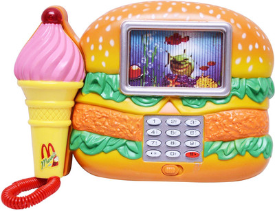 

TALKING GANESHA Cute Hamburger Shaped Musical Toy(Multicolor)