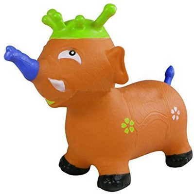 

DD RETAIL Inflatable Elephant Ride On Toys(1-5 years)( Air Pump)(Multicolor)