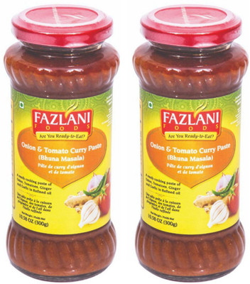

Fazlani Foods Ready To Eat Pack of 2 Onion and Tomato Curry Paste (Bhuna Masala)(300 g, Pack of 2)