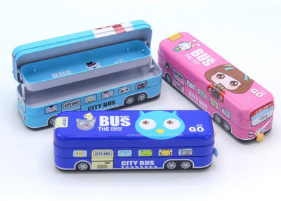 

Shopat7 1 GIRL Art Metal Pencil Boxes(Set of 1, Multicolor)