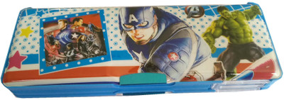 

Sofix Superhero pencil box Marvels school Pencil box Boys Return Birthday Gift - pack of 1 Art Plastic Pencil Box(Set of 1, Multicolor)